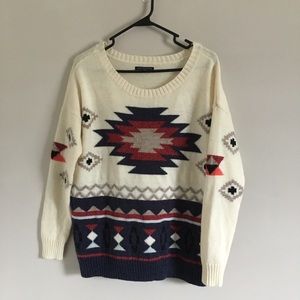 American Eagle Aztec Sweater